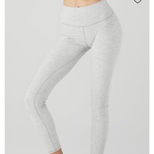 Alo alosoft gray 7/8 high waist leggings small s